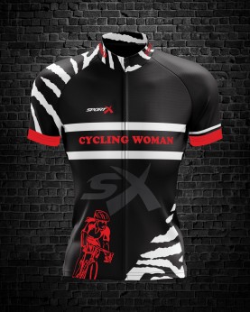 Kolesarska majica Zebra